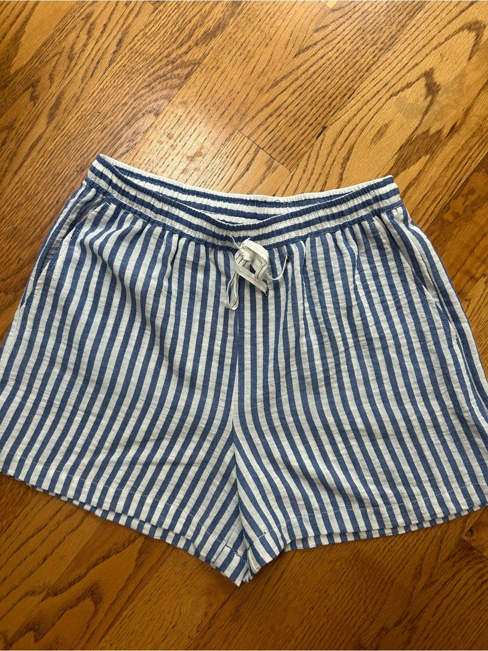 Striped Drawstring Shorts